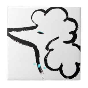 Poodle Portrait Tile