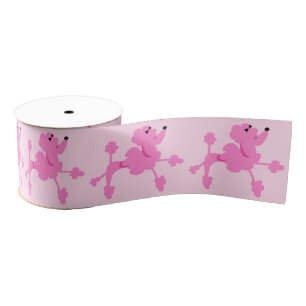 Poodle Power Grosgrain Ribbon