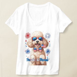 Poodle & Proud – 4th of July Dog T-Shirt