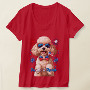 Poodle & Proud – 4th of July Dog T-Shirt