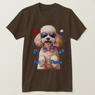 Poodle & Proud – 4th of July Dog T-Shirt
