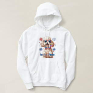 Poodle & Proud – 4th of July Dog T-Shirt Hoodie