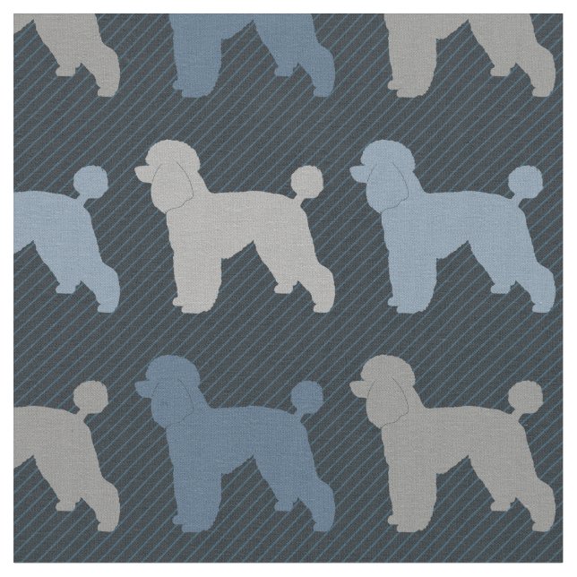 Poodle - Puppy Cut Fabric (Close Up)