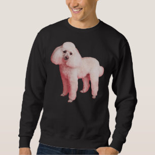 Poodle Puppy Innocent Tickling Tickles Dog Pictur Sweatshirt