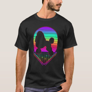 Poodle Retro Vintage 80s Dog T-Shirt