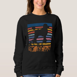 Poodle Retro Vintage Dog Puppy Keeper Lover Pet Ow Sweatshirt