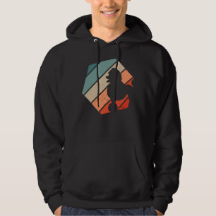 Poodle Retro Vintage Pet Dog Animal Lover Gift Hoodie