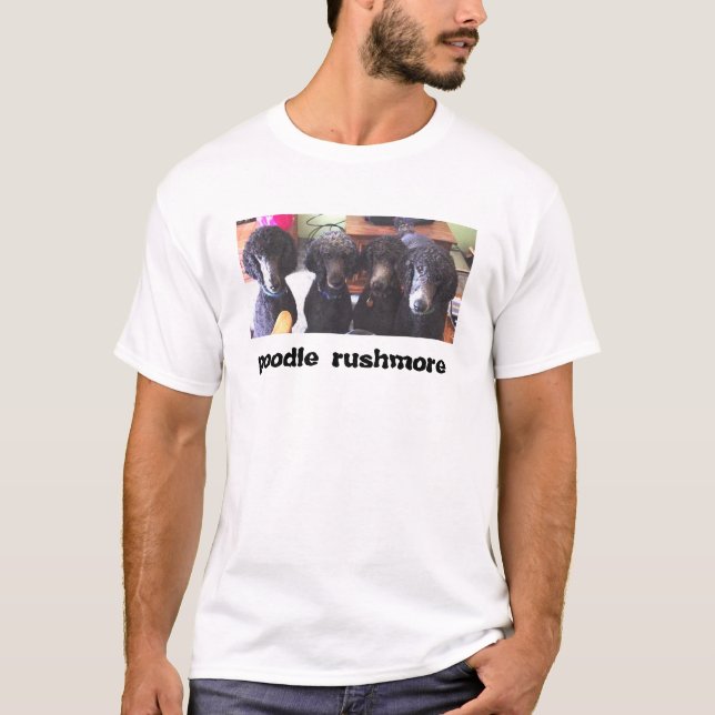 poodle rushmore T-Shirt (Front)