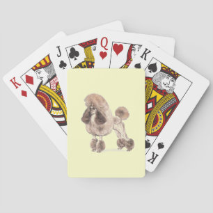 Poodle -- Show Coat Playing Cards
