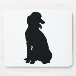 Poodle Silhouette Mouse Mat