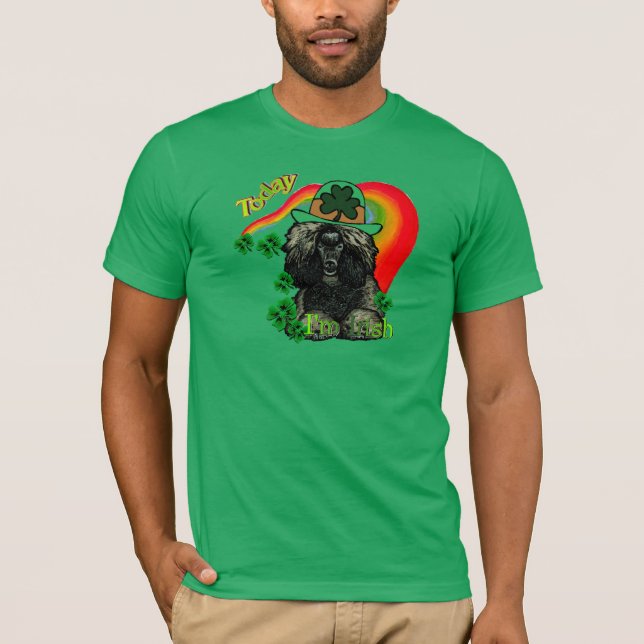Poodle St Patricks Day T-Shirt (Front)