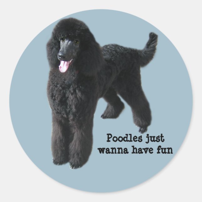 Poodle Sticker (Front)