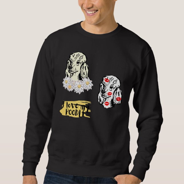 Poodle Stickerpack Sweatshirt (Front)