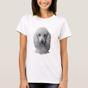 Poodle - Stylised Image - Add Your Own Text T-Shirt