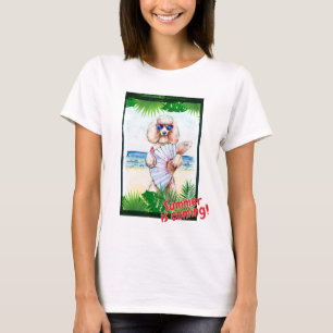 Poodle "Summer is coming!"  T-Shirt