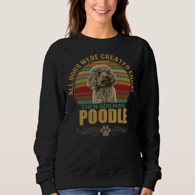 Poodle               sweatshirt (Front)