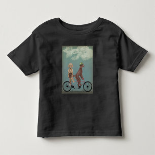 Poodle Tandem Toddler T-Shirt