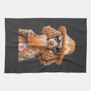 Poodle Tea Towel