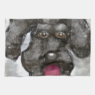 Poodle Tea Towel