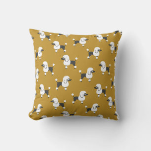 Poodle Throw Pillow