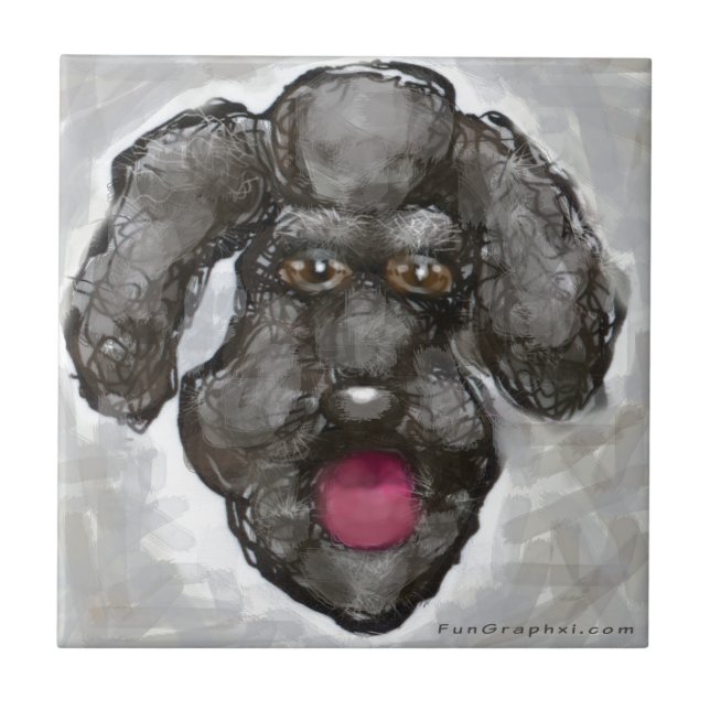 Poodle Tile (Front)