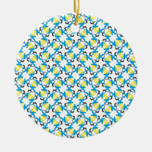 Poodle Time Ceramic Tree Decoration