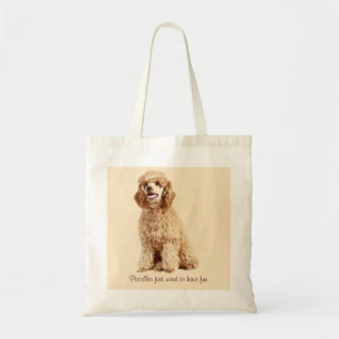 Poodle Tote Bag