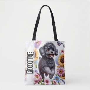 Poodle Tote Bag