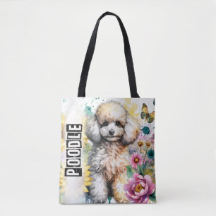 Poodle Tote Bag