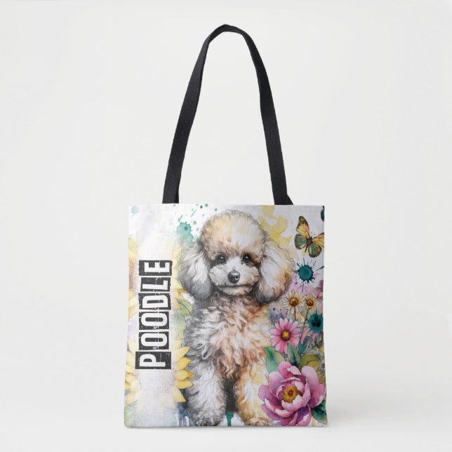 Poodle Tote Bag (Front)