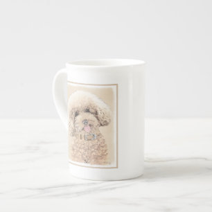 Poodle (Toy, Miniature) Painting Original Dog Art Bone China Mug