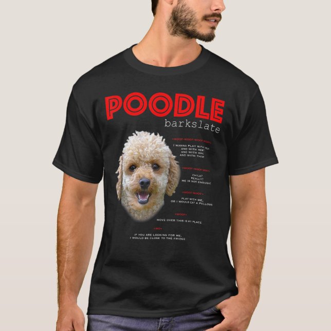 Poodle Translate T-Shirt (Front)
