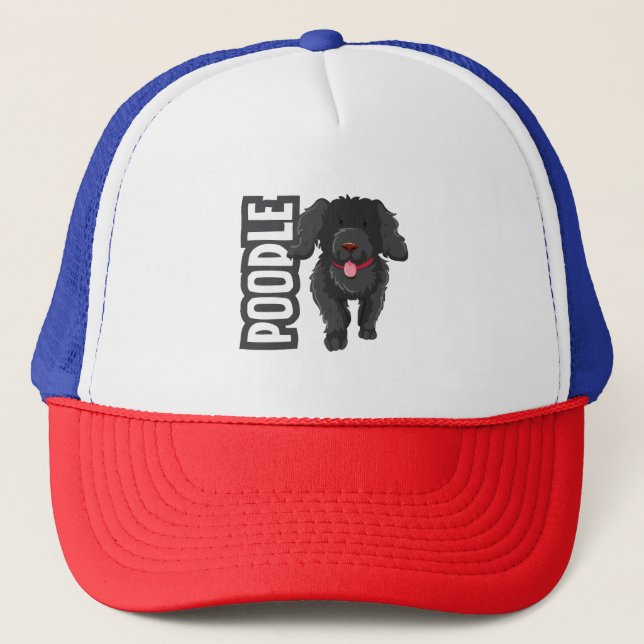 Poodle Trucker Hat (Front)