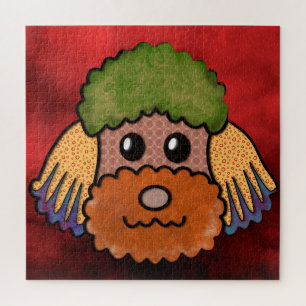 Poodle ugly dog face Jigsaw Puzzle