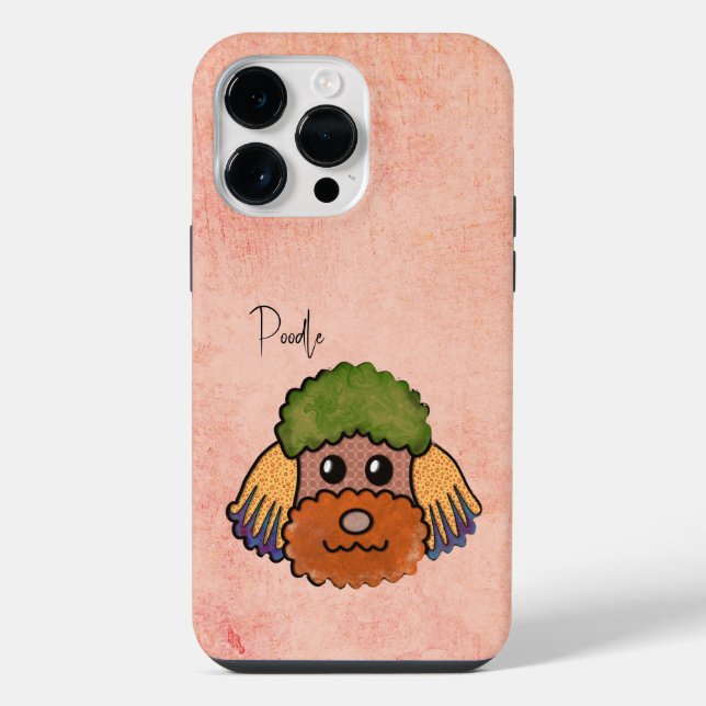 Poodle Ugly Face Case-Mate iPhone Case (Back)