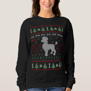 Poodle Ugly Sweater Funny Dog Lover Xmas Gift