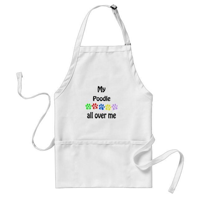 Poodle Walks Design Standard Apron (Front)