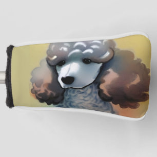 Poodle Watercolor Golf Head Cover