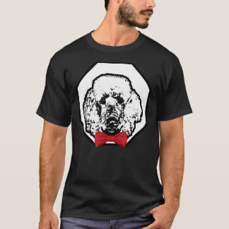 Poodle Wearing Red Bowtie Handsome Dog Breed T-Shirt
