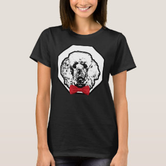 Poodle Wearing Red Bowtie Handsome Dog Breed T-Shirt