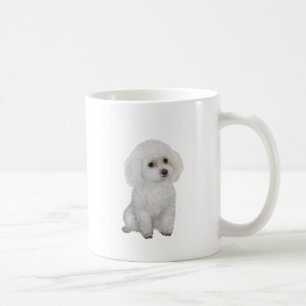 Poodle - white 1 coffee mug