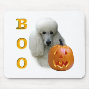 Poodle (White Coated) Boo Mouse Mat