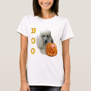 Poodle (White Coated) Boo T-Shirt
