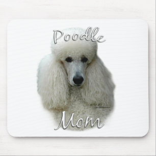 Poodle (wht) Mum 2 Mouse Mat