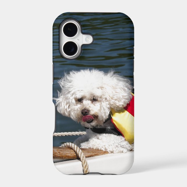 Poodle with life jacket (Back)