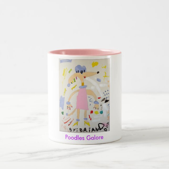 Poodles Galore Mug (Center)