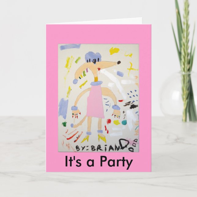 Poodles GaloreIt's a Party  Invitations (Front)