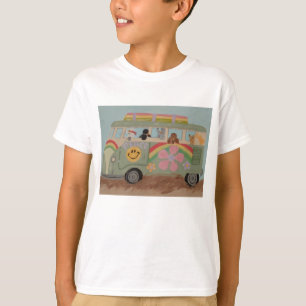 Poodles in Hippy Van T-Shirt