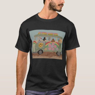 Poodles in Hippy Van T-Shirt