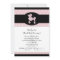 Poodles in Paris Square Pink Invitation